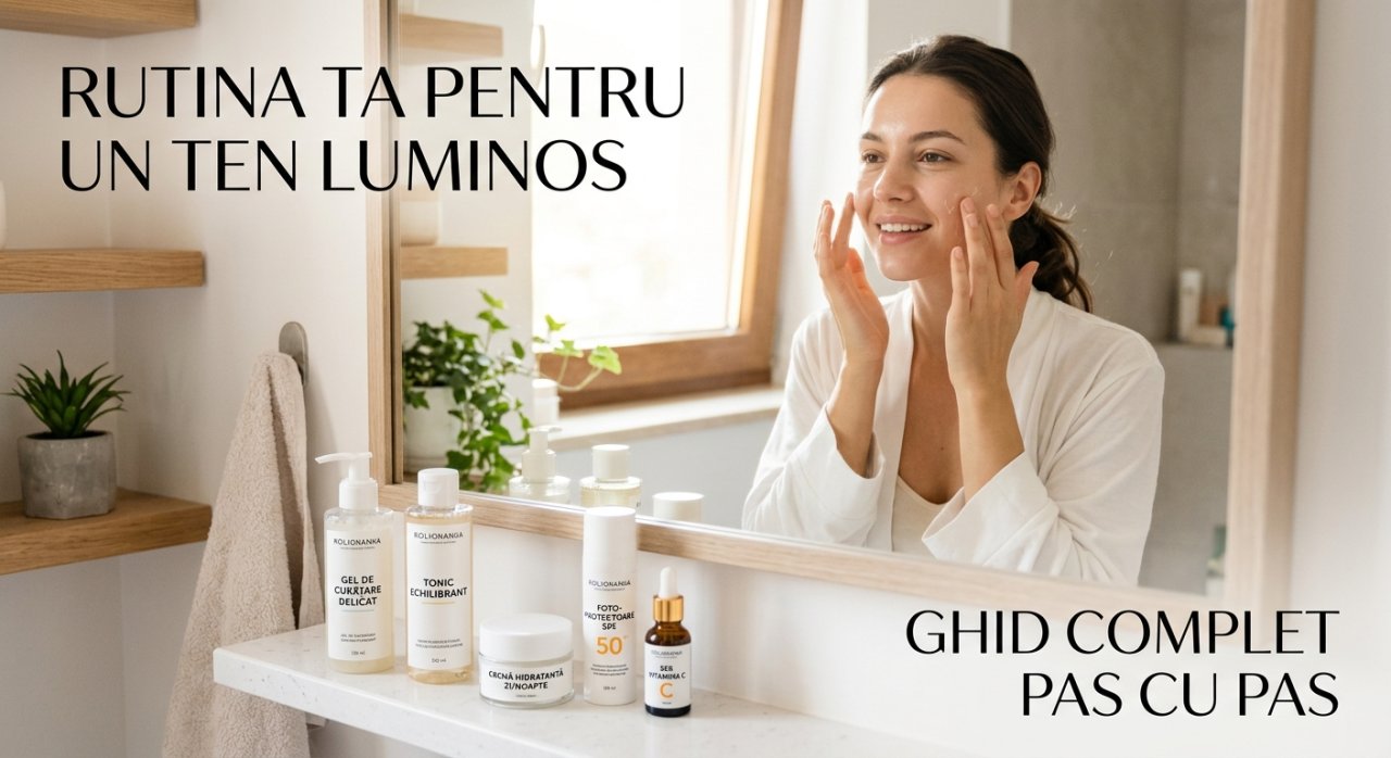 Rutina de îngrijire a tenului: Ghid complet pentru o piele sănătoasă și luminoasă
